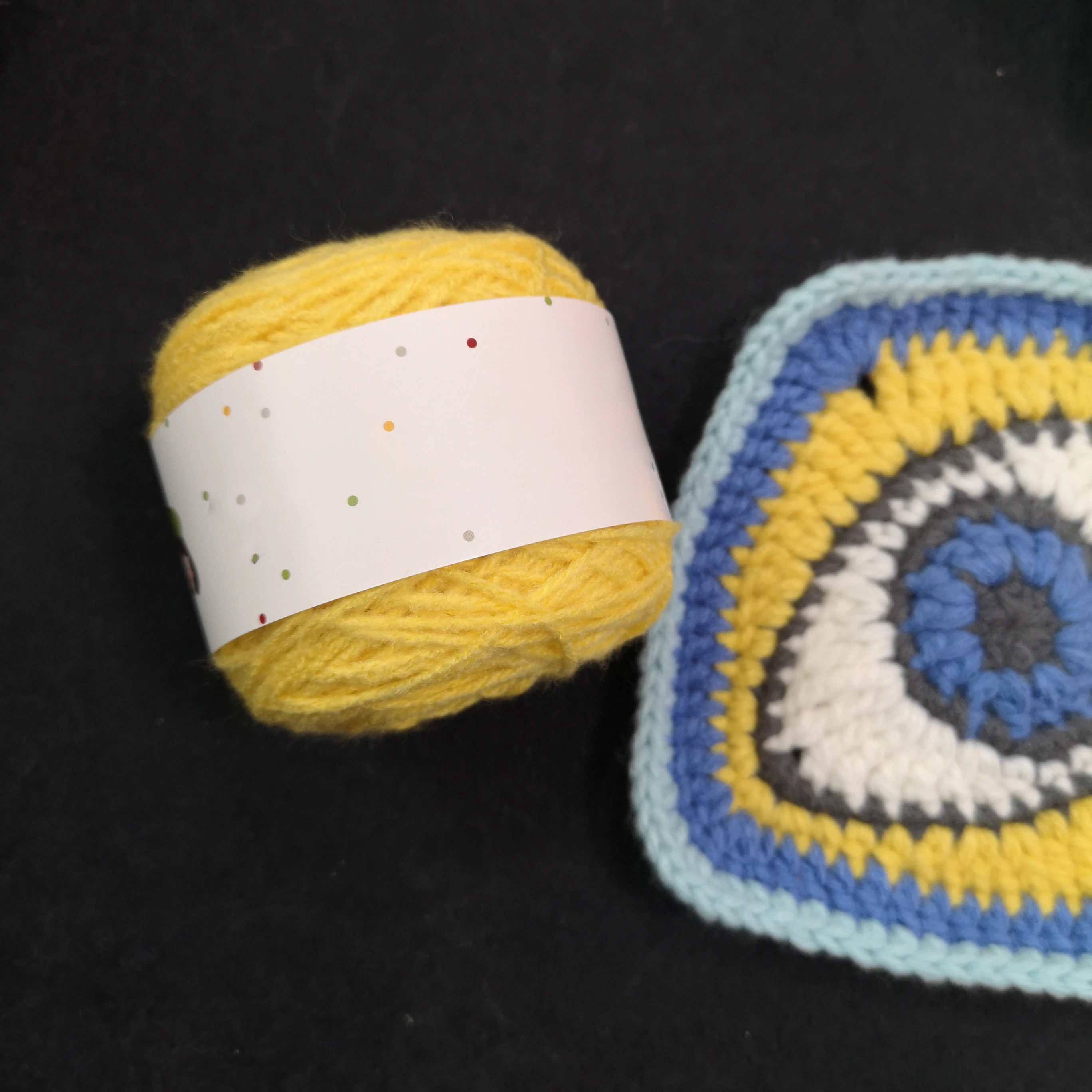 VerViento 3 كرات (إجمالي 150 جرام) غزل قطن أكريليك ثلاثي الطبقات لكروشيه مربع الجدة والحياكة والأوشحة التي تصنعها بنفسك، أميجورومي، البطانيات #6