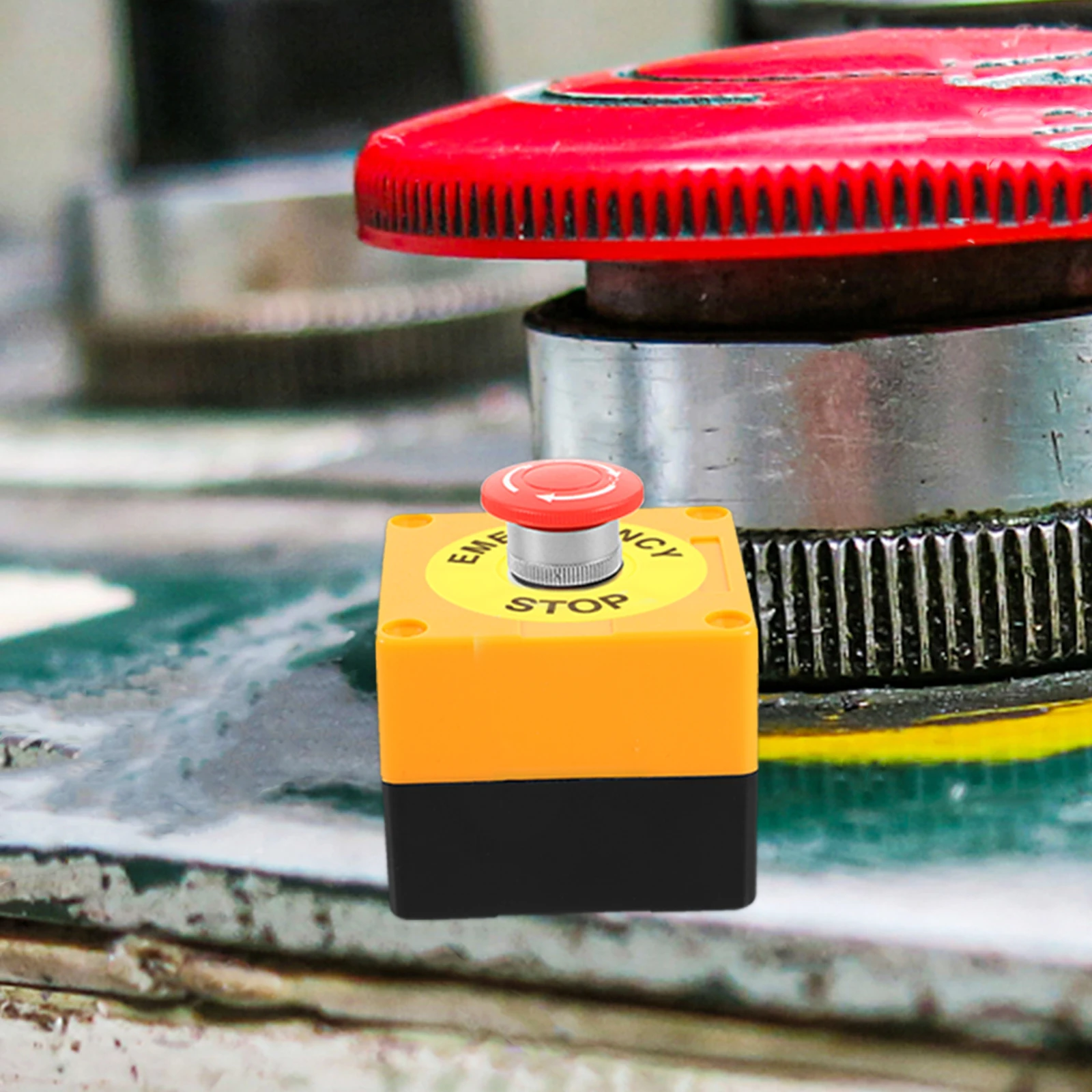 

2 Sets Emergency Stop Button Switch Mushroom 1NC 1NO Reliable Plastic Box Storage Push Button Electrical