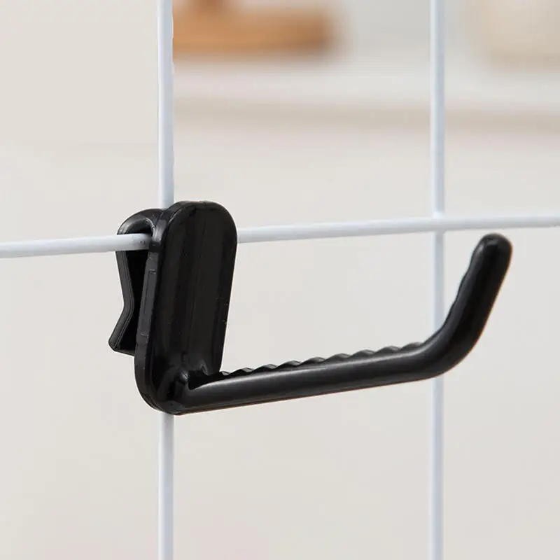 شبكة معدنية لوحة هوك البلاستيك متعددة الأغراض سوبر ماركت عرض الأرفف تخزين هوك الحائط مفاتيح الشماعات منظمة المنزل