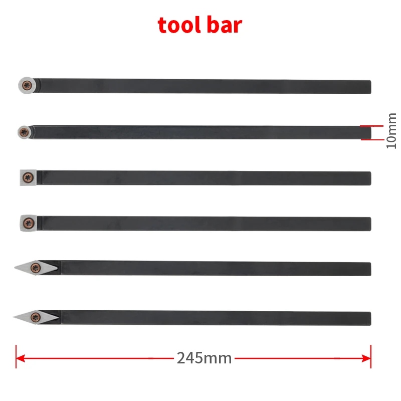 Токарные инструменты, твердосплавная втулка для резки дерева, резец для токарного станка, лезвие с алюминиевой ручкой и удлинительная ручка для