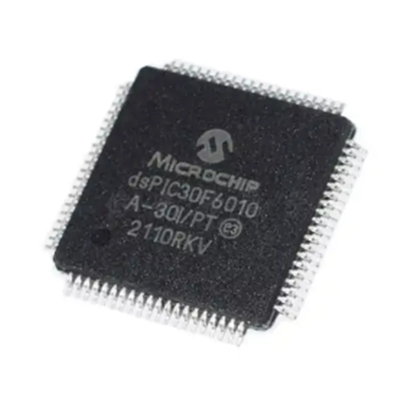 5/PCS LOT Original stock DSPIC30F6010A-30I/PT digital signal processor chip LQFP-80 package