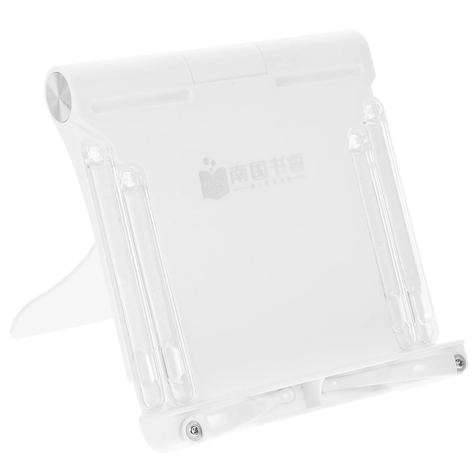 

Adjustable Mini Stand For Students Lightweight Portable Reading Holder Plastic Book Support Stand Easy Angle Adjustment