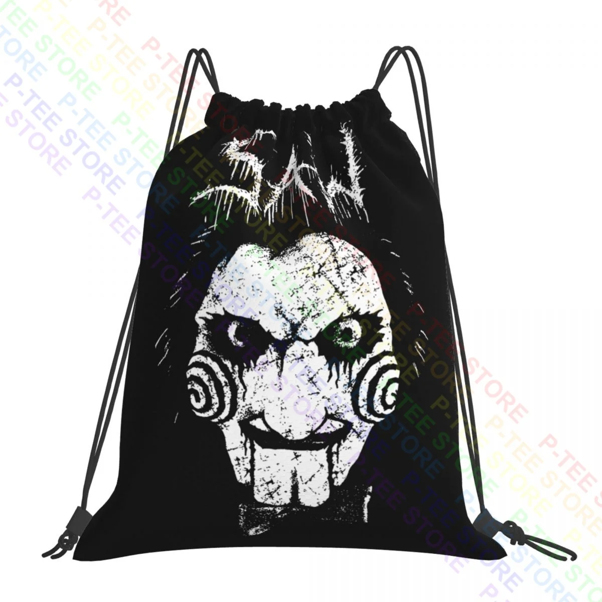 Saw Jigsaw Black Metal Billy The Puppet Gothic Punk Horror Movies Drawstring Bags Gym Bag Newest School Sport Bag