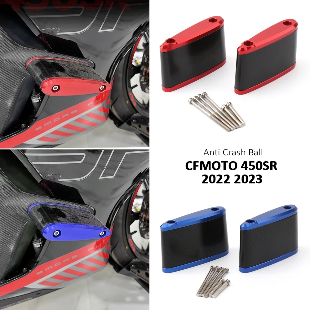 

New 2022 2023 Motorcycle Accessories Engine Crash Pads Frame Sliders Protector For CFMOTO 450 SR 450SR 450sr Falling Protection