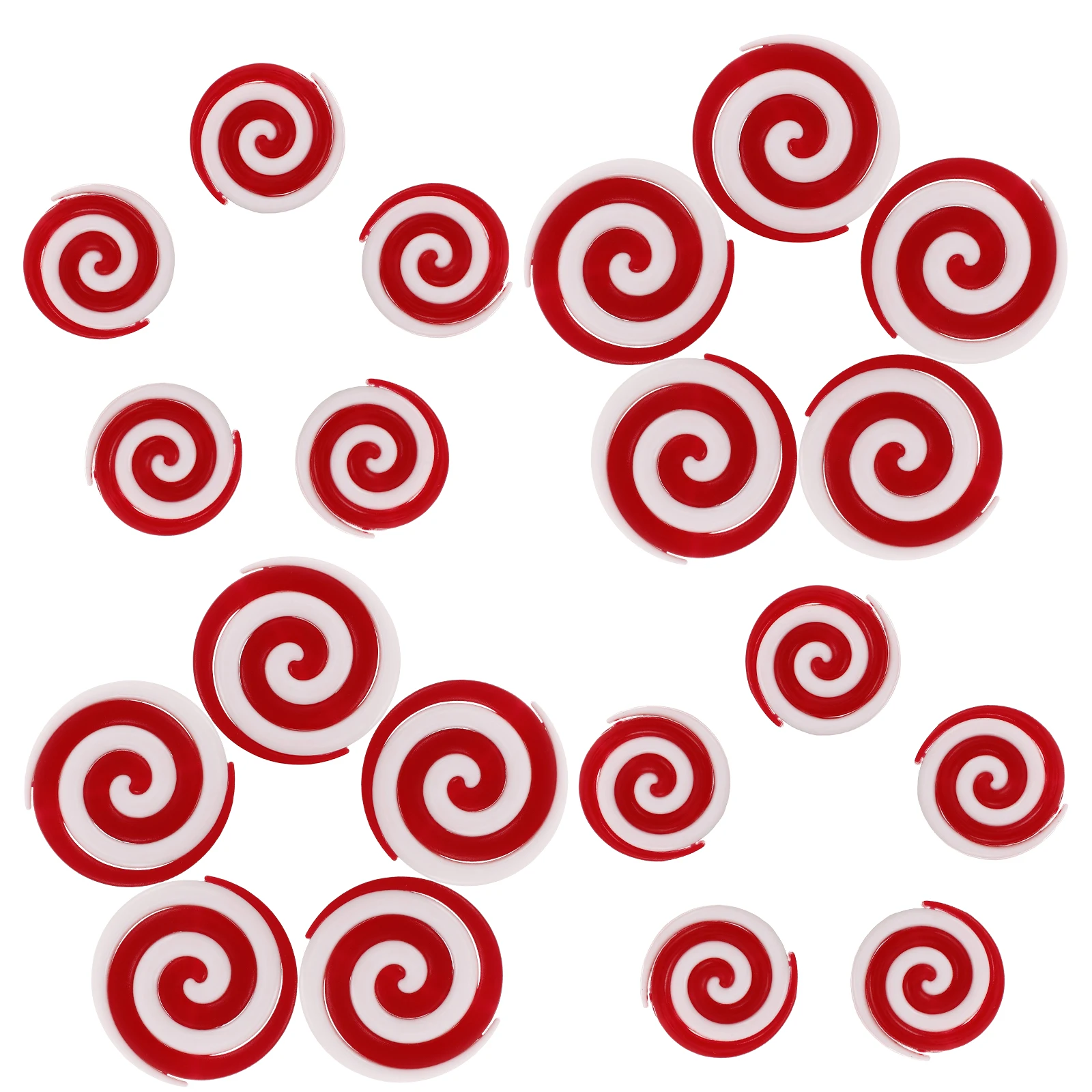 

20Pcs Colored Candy Ornaments Christmas Tree Xmas Decor Cute Pendant Holiday Party Decoration Candyland Party Decorations