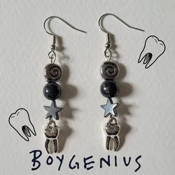 boygenius teeth earrings jewelry Handmade