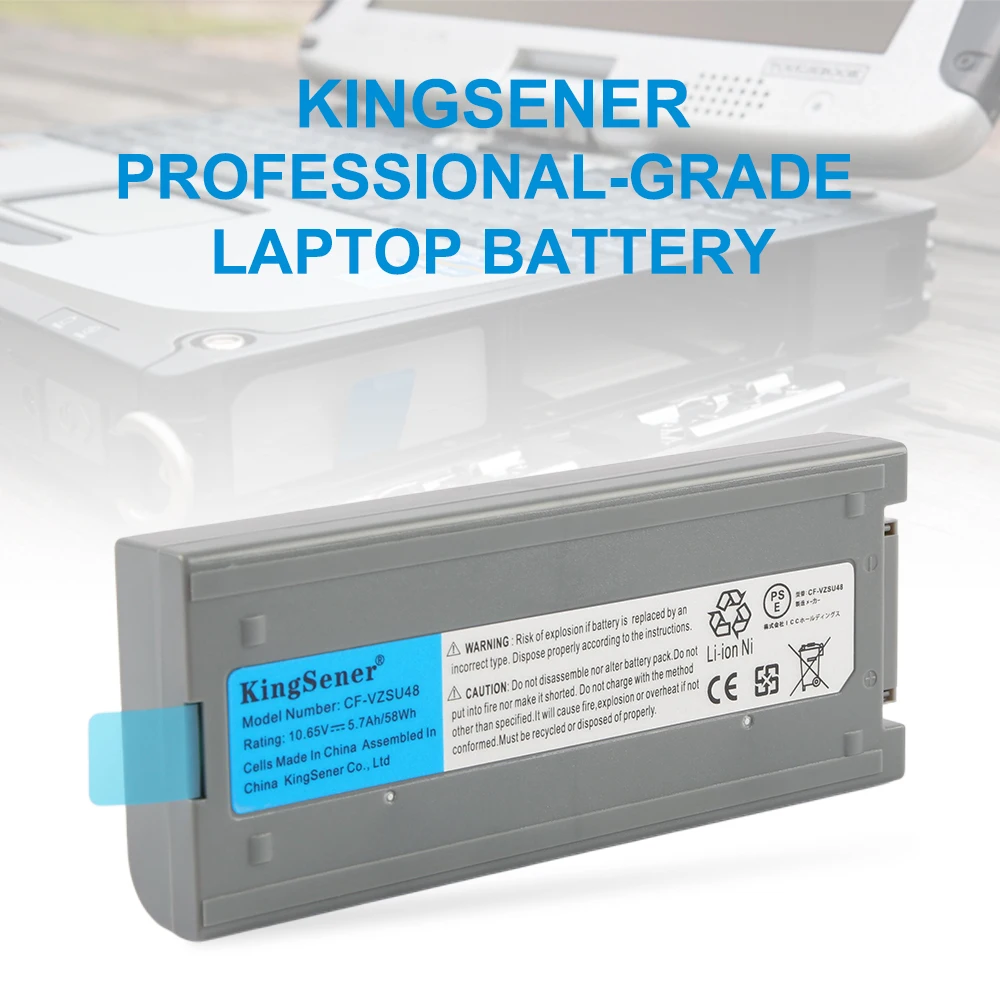 KingSener CF-VZSU48 Laptop Battery For Panasonic CF-VZSU48U CF-VZSU48R CF-VZSU28 CF-VZSU87R CF-VZSU50 CF-19 CF19 Toughbook