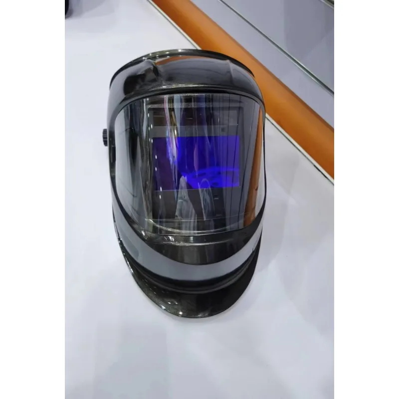 خوذة لحام يعتم أوتوماتيكية تعمل بالطاقة الشمسية بشاشة فيديو كبيرة