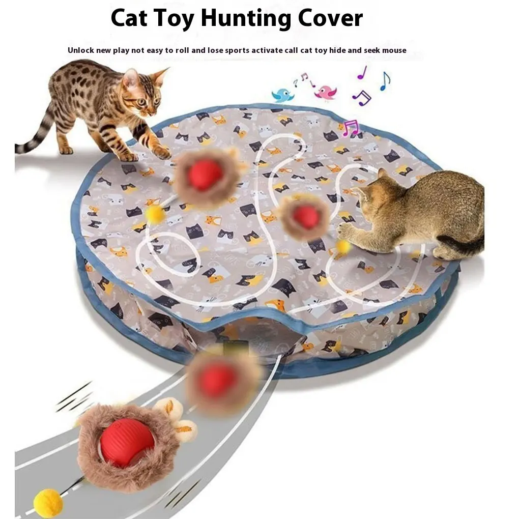 Cat Tunnel Toy Double-layer For Endless Fun And Exploration Not Only Suitable As Daily