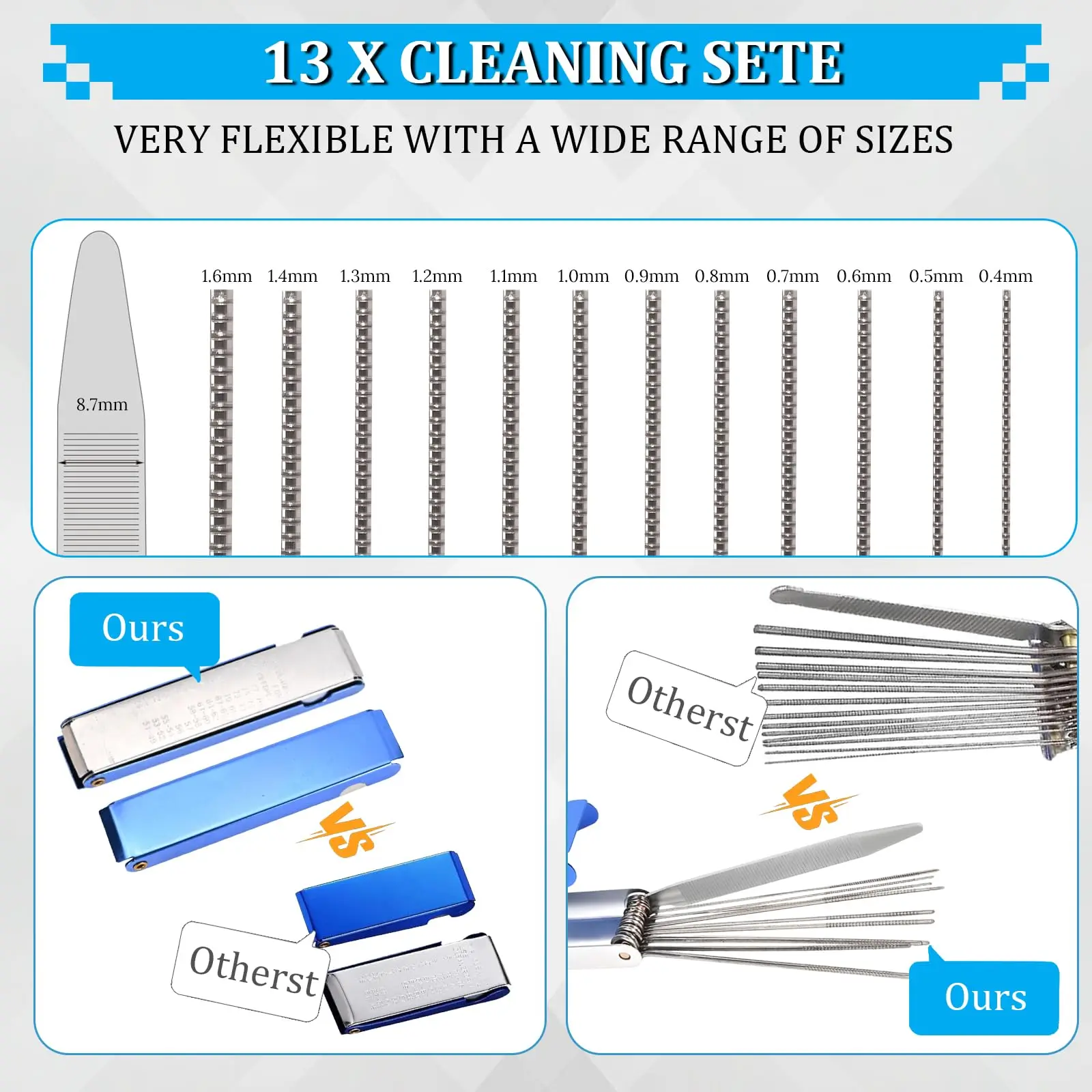 Carburetor Cleaning Kit, Premium Torch Tip Cleaner, Density Nylon for Motorcycle Jet Lawnmower Small Engine Welding Stove - view 4