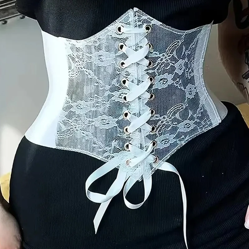 حزام مشد نسائي عصري برباط، طراز ريترو للسيدات مناسب للارتداء غير الرسمي والمناسبات الخاصة