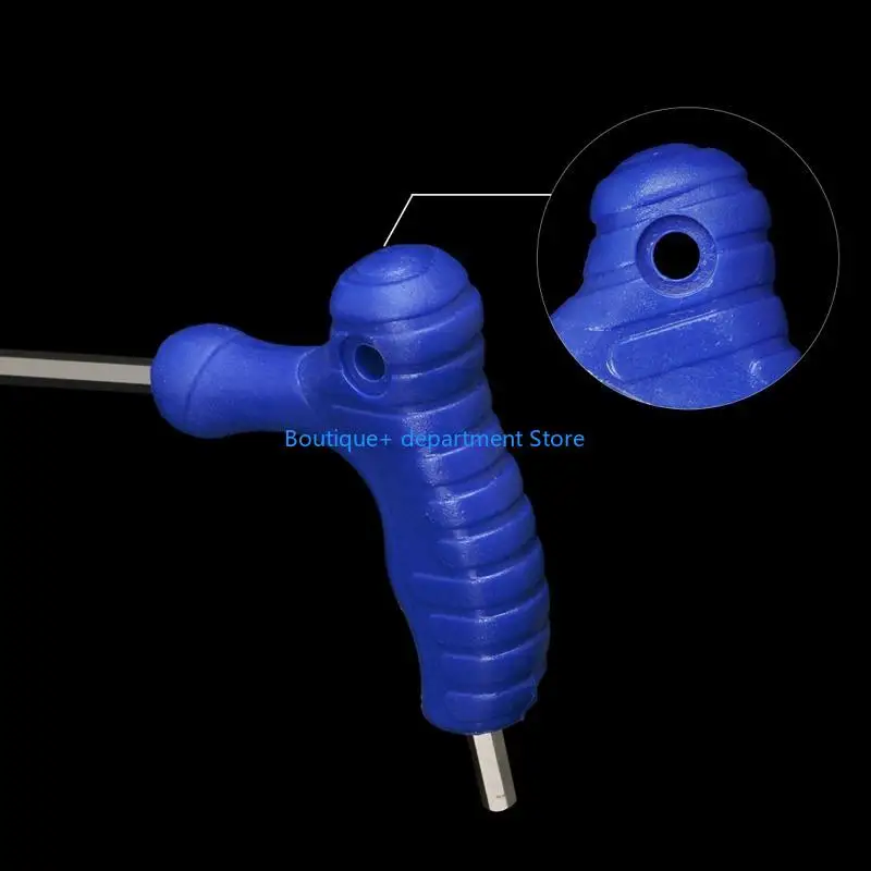 

E1PD H5/H6 5mm/6mm T-Handle Allen for Key Ball Tip Hexagon Wrench Repair Hand Too
