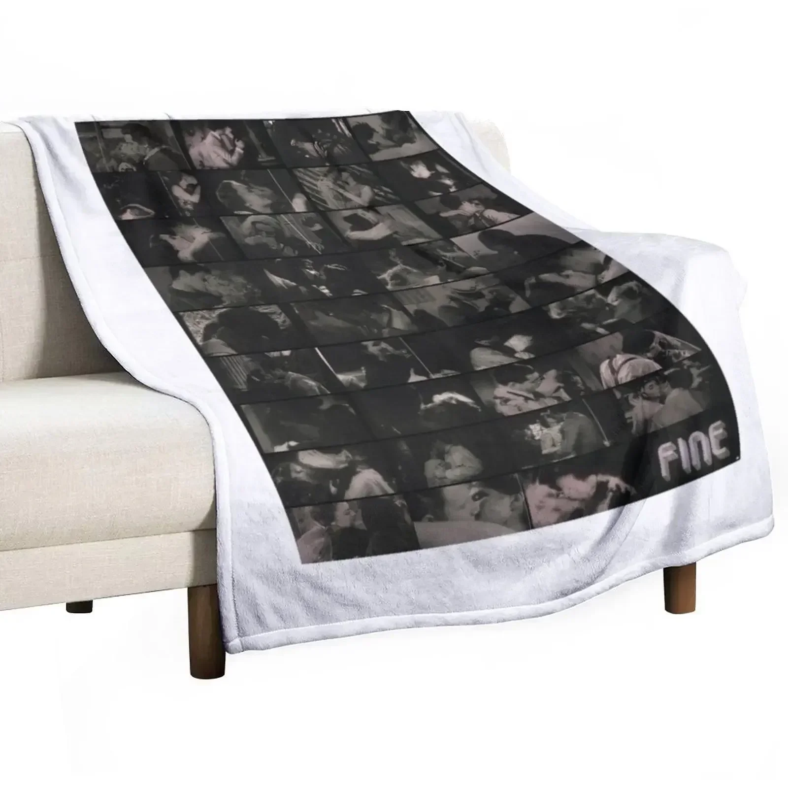 

The Censored Kisses of Cinema Paradiso Throw Blanket Compact Warm Blanket for Car Road Trip