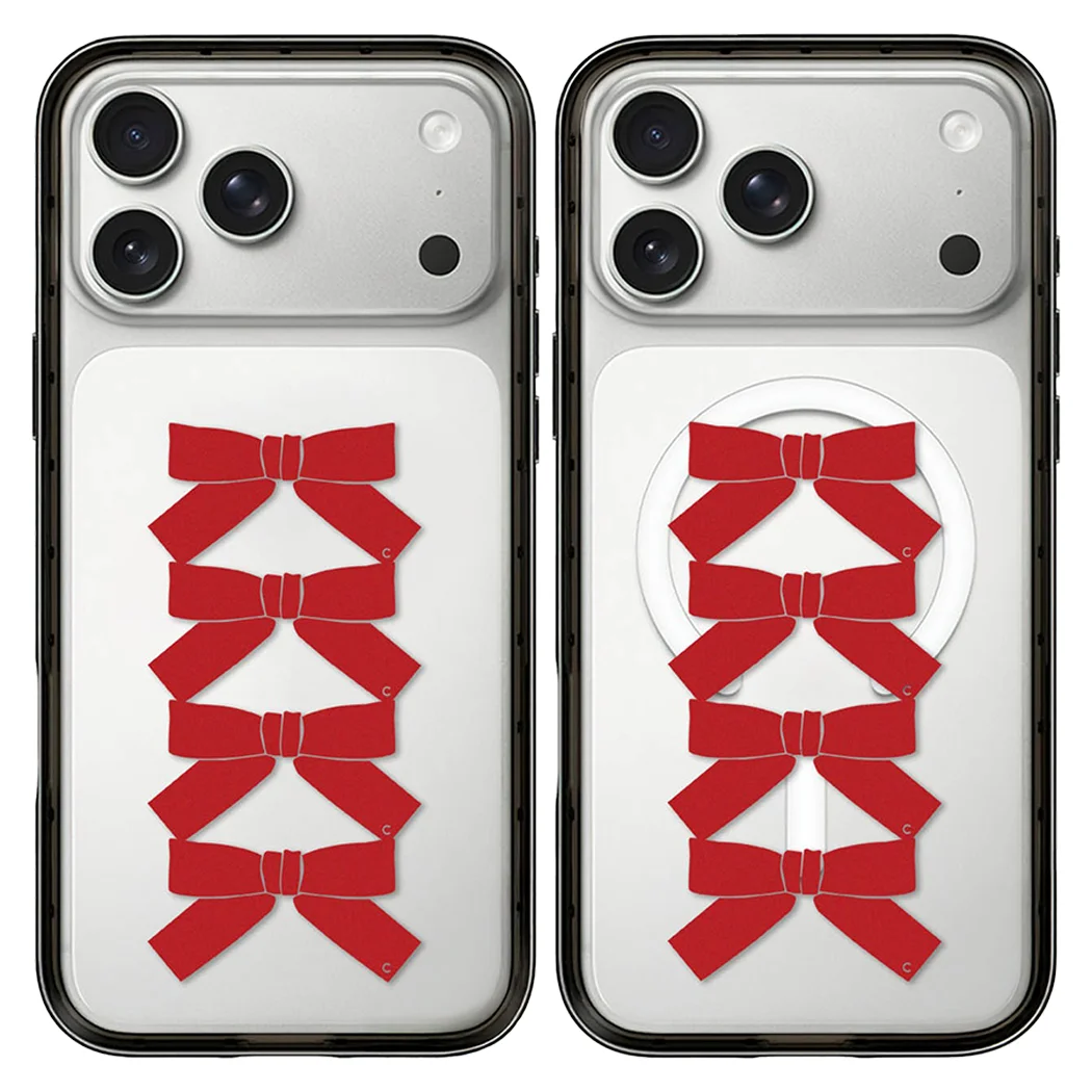 

Simple Red Bow New Type Acrylic Border Phone Cover for IPhone 13 14 15 16 17 Pro Max Case for IPhone 17 Air