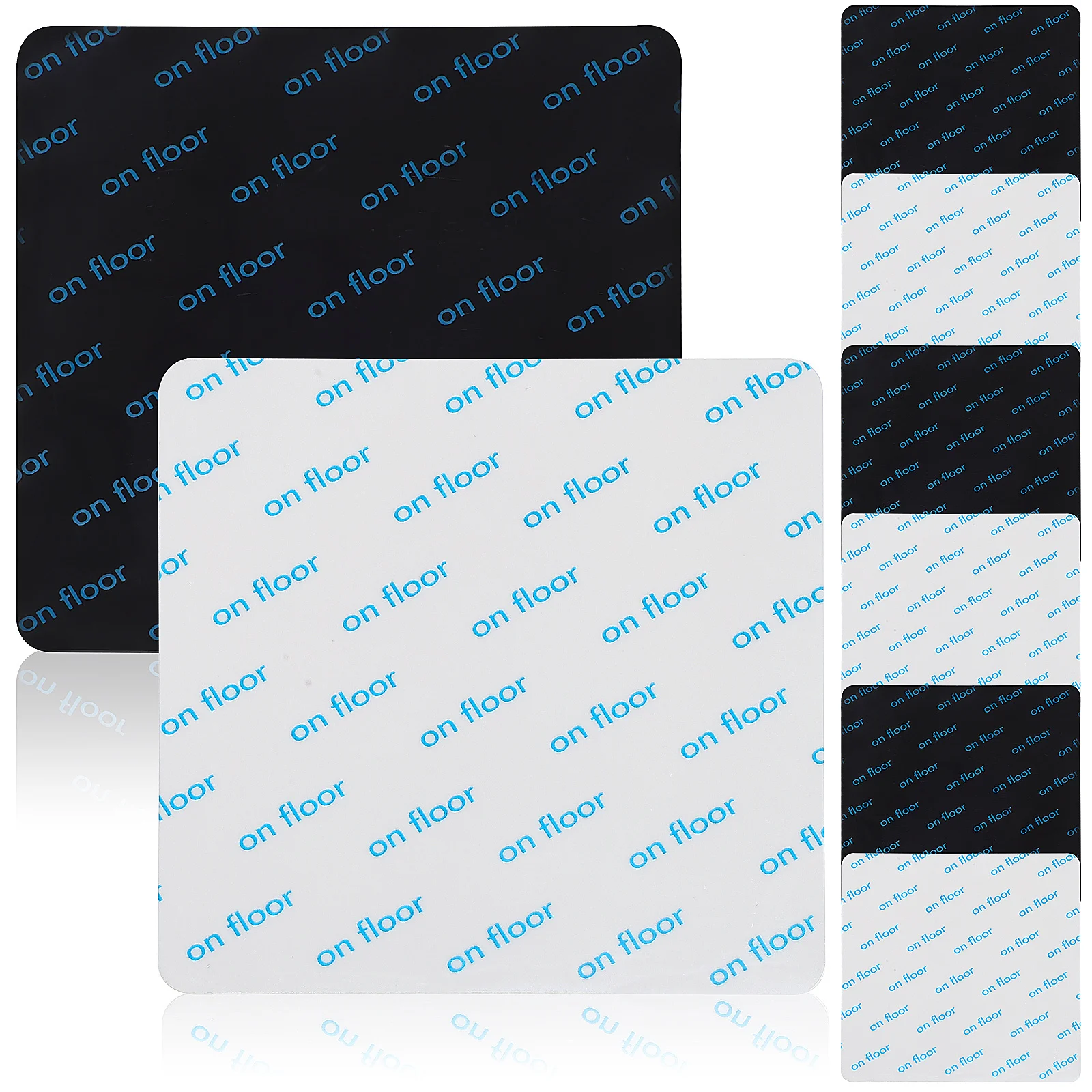 8 قطعة وسادة سجادة غير قابلة للانزلاق مواد PU ممتازة ملصقات سجادة التصاق قوية للأرضية حماية شاملة مقابض زاوية السجاد #3