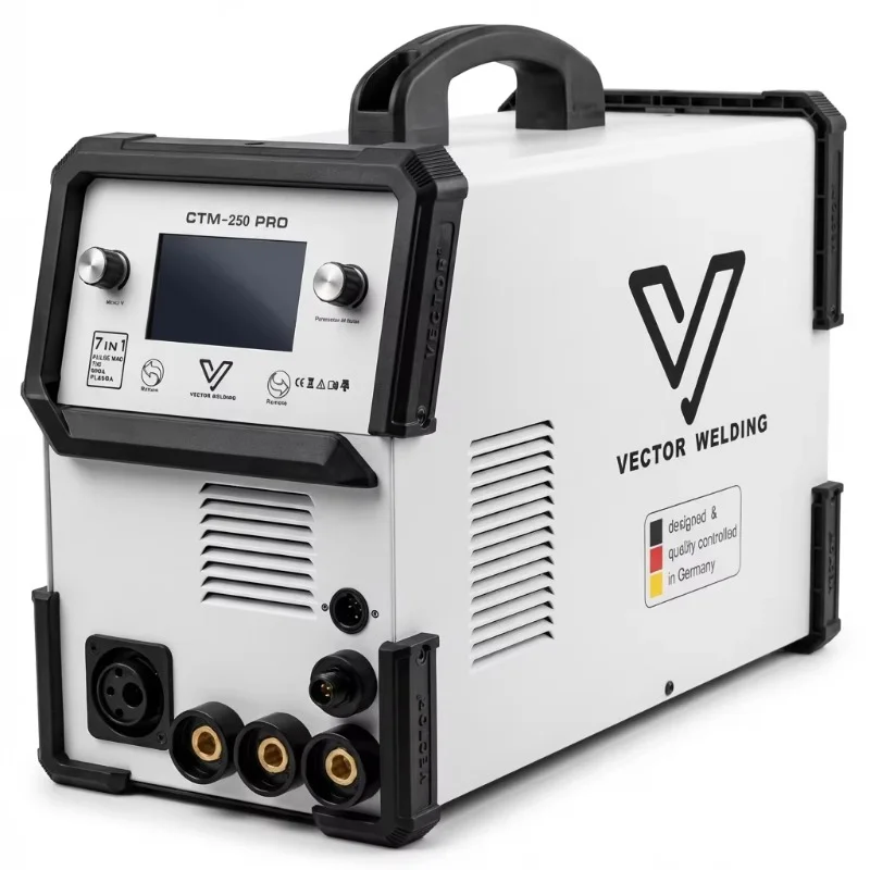 【2026 Hot Selling】7 in 1 Welding Machine CTM250 PRO 200AMP MMA Plasma Multi-Function 1KG/5KG Flux Cored Wire MIG TIG Welder Mach