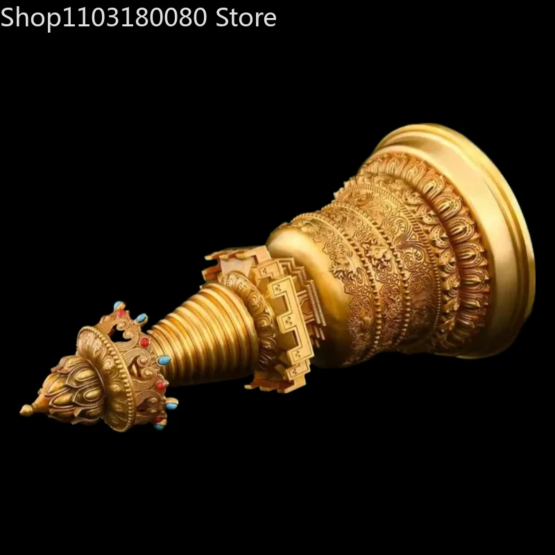 Copper gilding silvering Kadampa pagoda stupa Tibet Gadangta Bodhi Pagoda sculpture,17cm,21cm,31cm,46cm