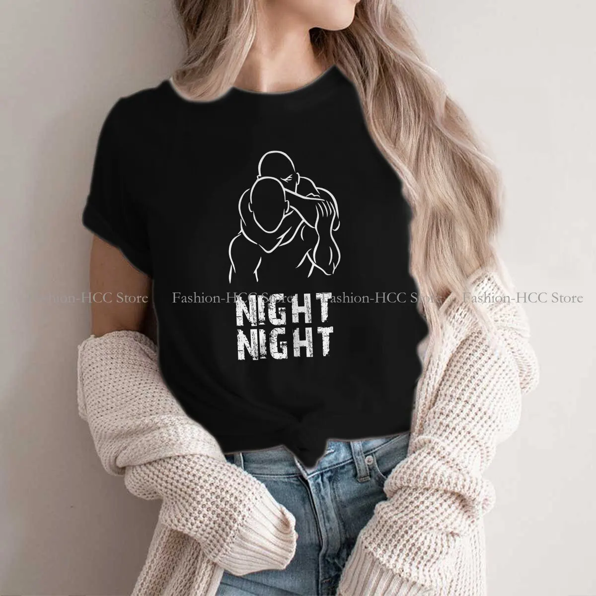 

Night Night Training Premium O Neck TShirt Jiu Jitsu Judo Martial Arts Original Polyester T Shirt Women Clothes Individuality