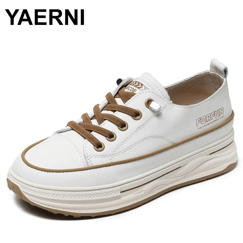 

Женские дышащие износостойкие тонкие туфли Sport oes на платформе в стиле ретро с кожаным верхом