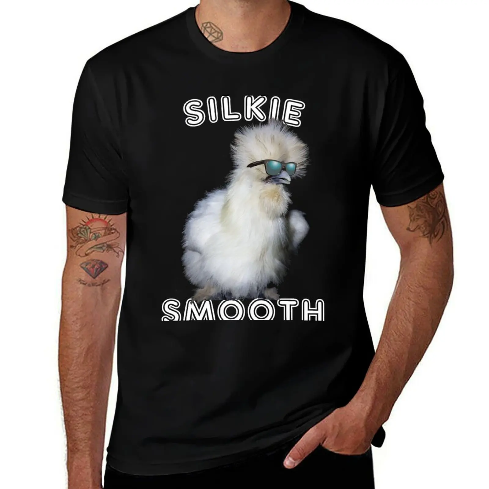 

Silkie Chicken Funny Smooth Design T-Shirt man t shirt cotton anime t shirts for man t shirts for man graphic tees T-Shirt