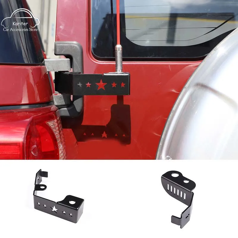 Car Tailgate Hinge Flagpole Spotlight Antenna Bracket Holder Off-Road Auto For Toyota FJ Cruiser 2007-2021 Exterior Accessories