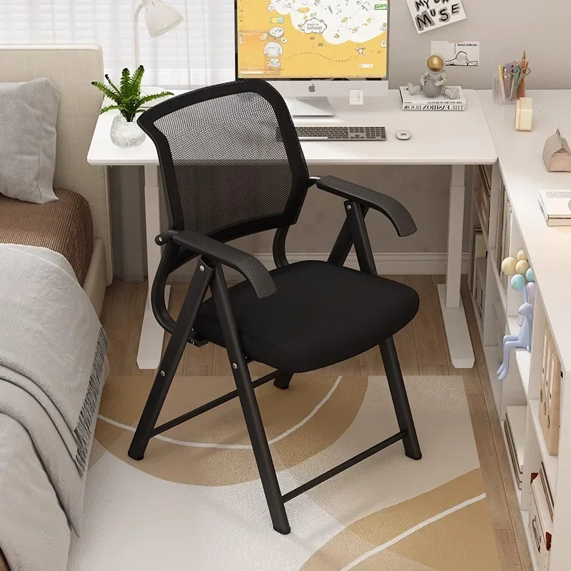 

New model Folding chair Home comfortable sedentary back chair Office chair Conference chair Dormitory leisure computer chair