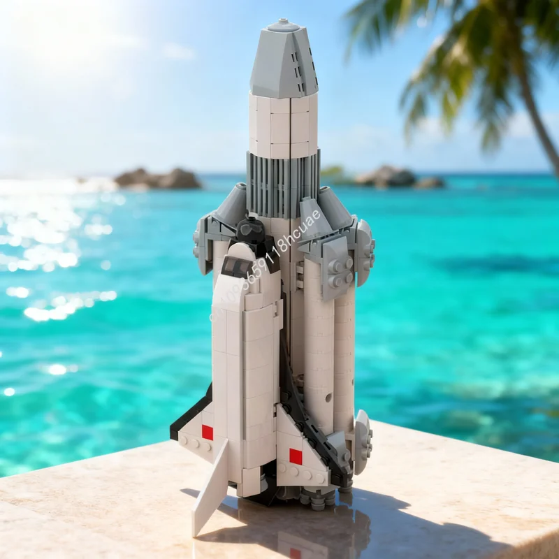 

623 детали MOC «Энергия Буран-1» — космическая модель, конструктор, игрушка для сборки, подарок на Рождество, креативная идея, развивающая игрушка