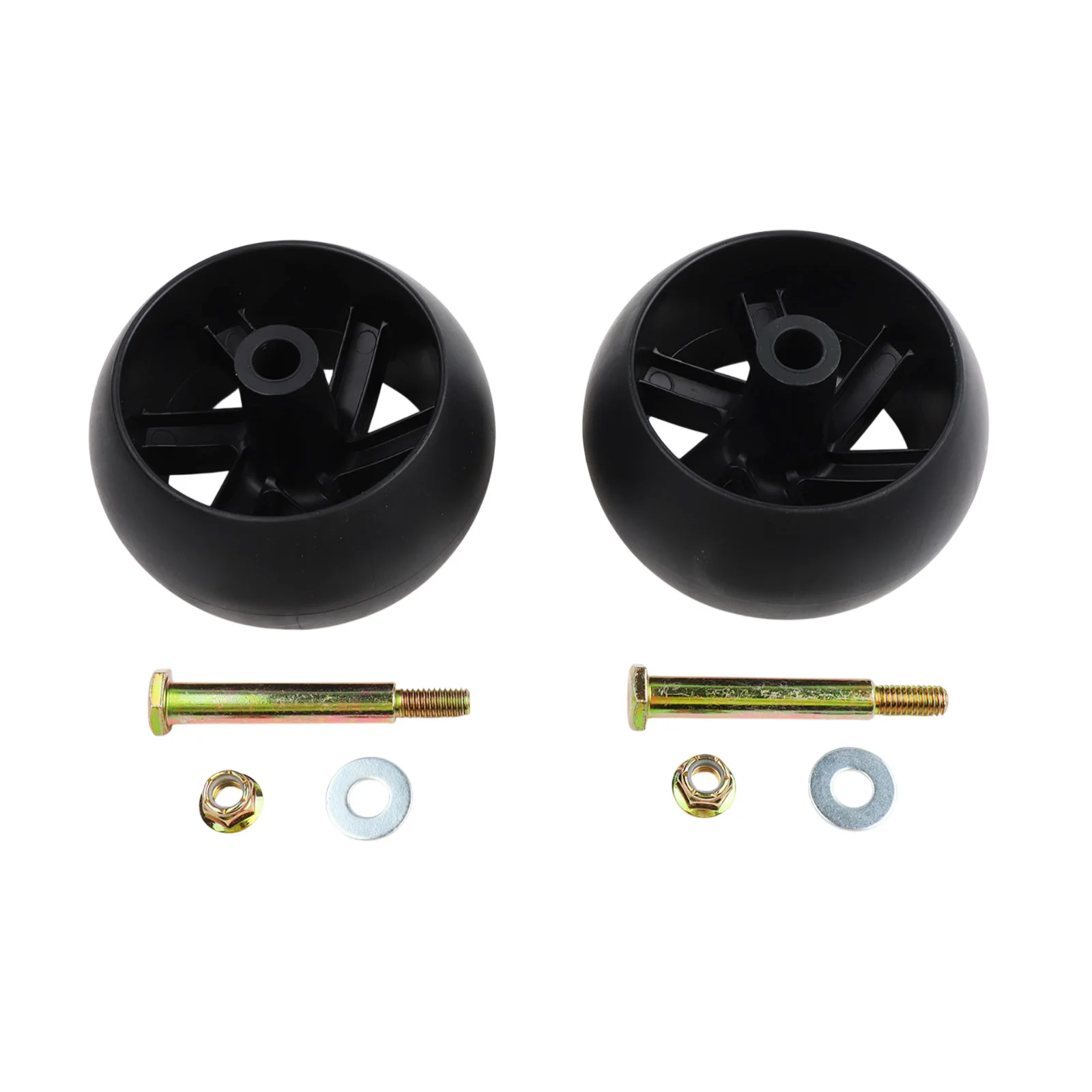 

Replacement Deck Wheels and Hardware Kit 2 Pack for Sears Models For 589527301 596434404 532174873 174873 Lawn Equipment Parts