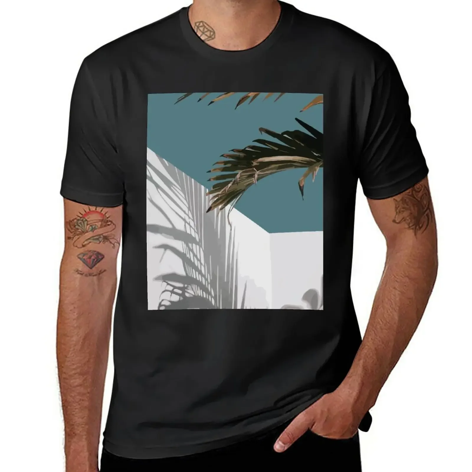 Palms Vacay T-Shirt hippie clothes quick-drying men t shirts