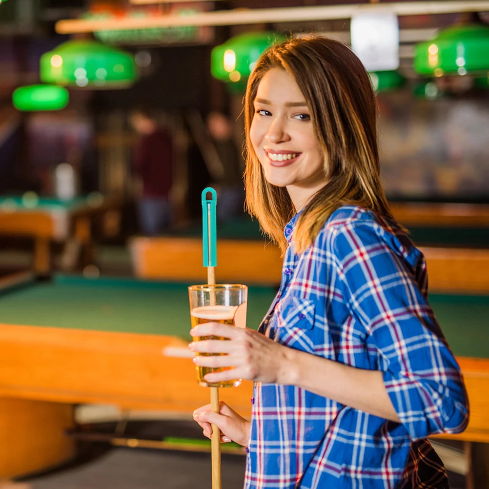 

10Pcs Pool Cue Hanger Holder Premium Billiard Stick Hanging Tool Supple Wear Resistant Cue Storage for Long Term Use and Wall