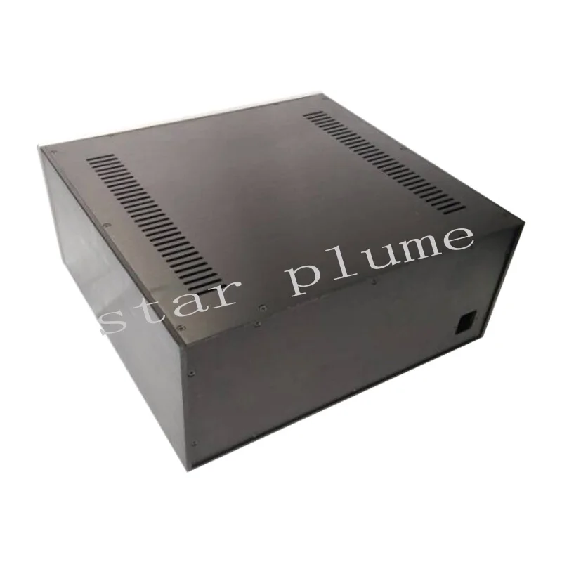 430*180*410mm 4318 All Aluminum Power Amplifier Case Preamplifier Chassis Alluminio HIFI Amplifier Audio Chassis Shell DIY Box