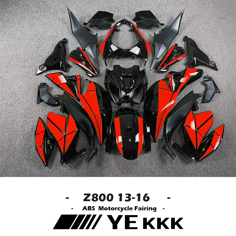 Z800 Full Vehicle Fairing Shell ABS Injection Molding For Kawasaki Z800 2013 2014 2015 2016 13-16 Square Design Version