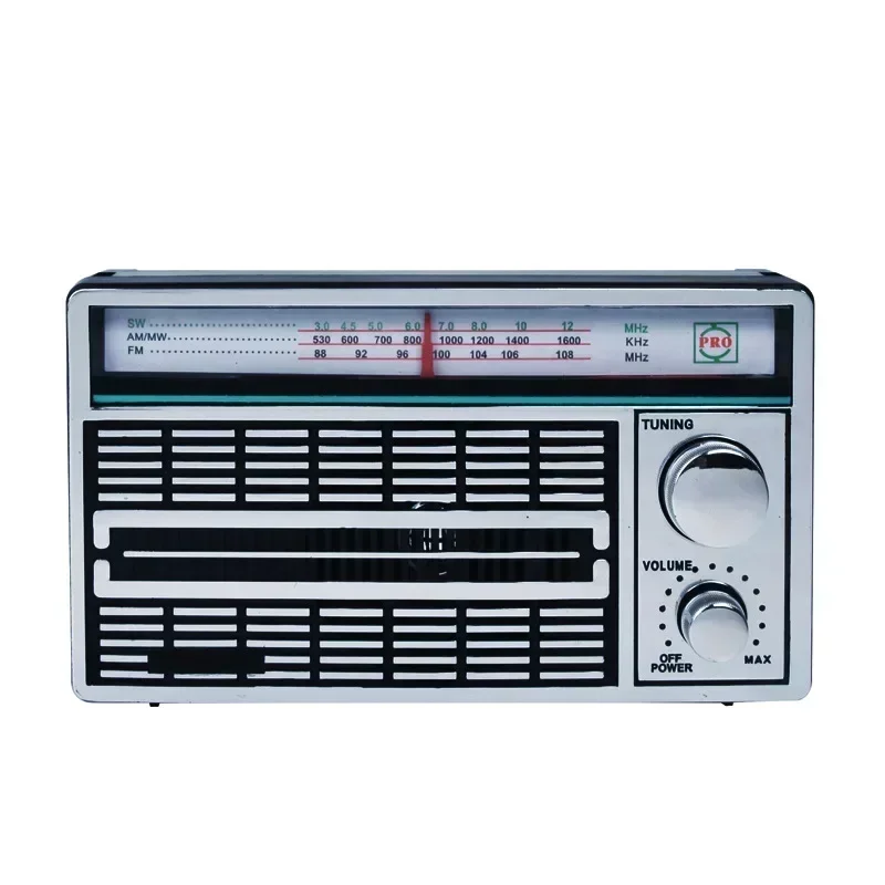 Enhanced Portable Retro Radio With Dynamic Speaker USB Charging & Battery Nostalgic Retro Senior Radio