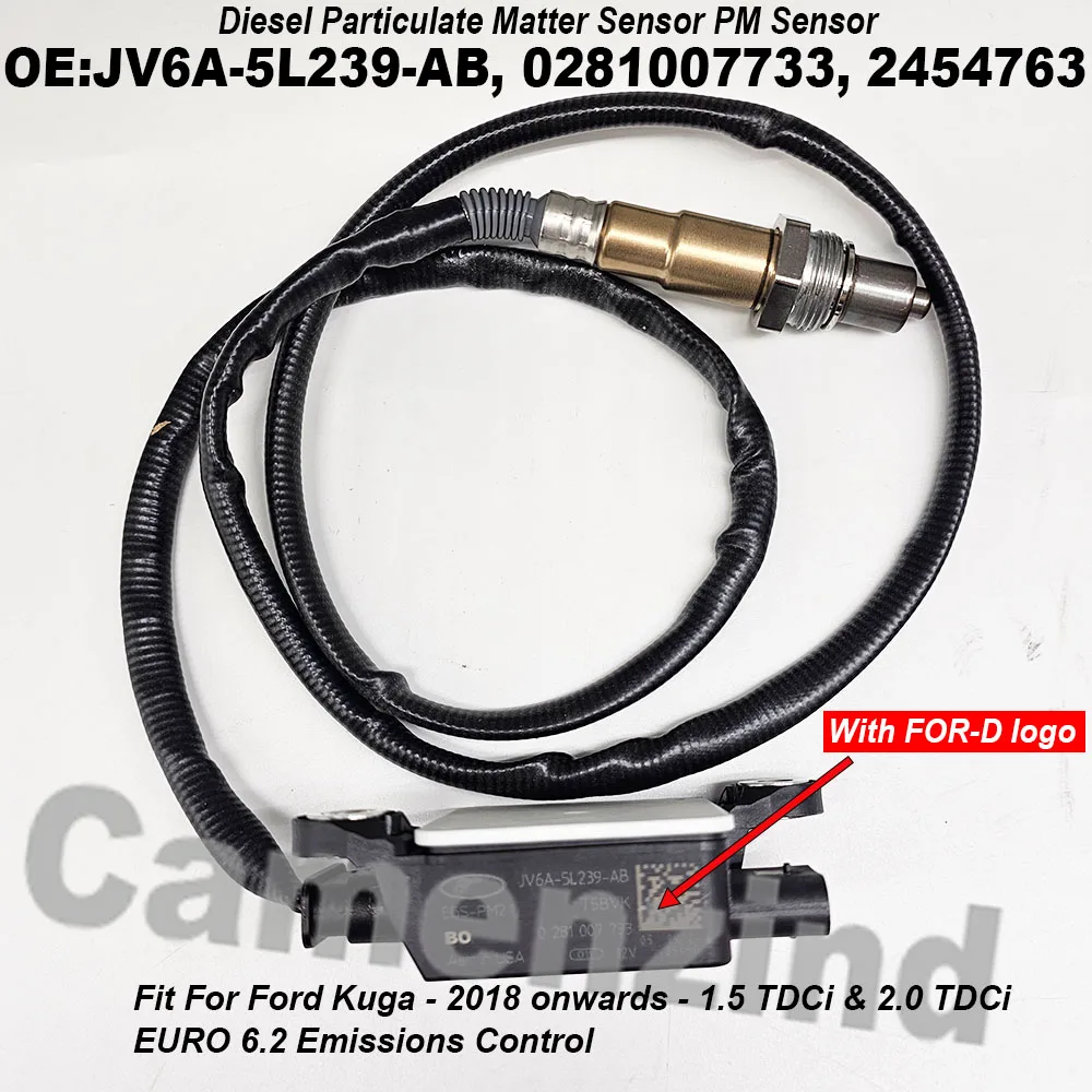 

JV6A-5L239-AB JV6A5L239AB 0281007733 Diesel Particulate Matter Sensor PM Sensor For F-ORD KUGA MK2 2.0 2454763 JV6A5L239AA