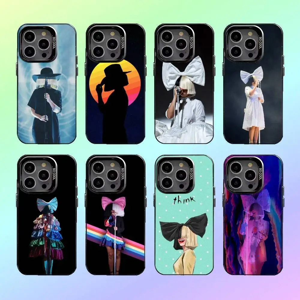 

Singer Sias U-Unstoppables Phone Case For iPhone17,16,15,14,13,12,11 Plus,Pro Max Colorful Silver Back Phone Case