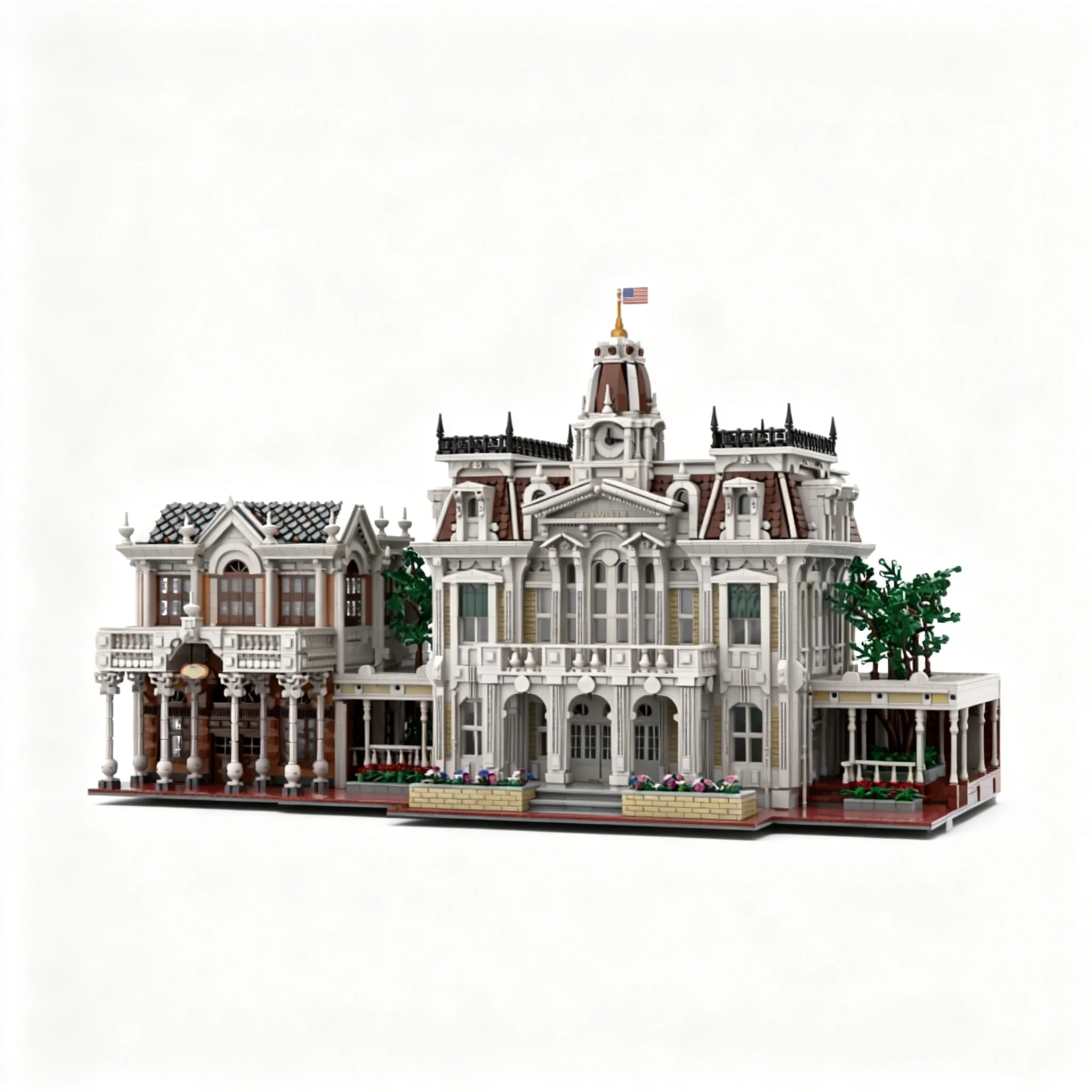 4161pcs MOC Disnay Magic Kingdom Chamber Commerce Model Building Blocks Architecture DIY Birthday Education Craft 3D Art Display
