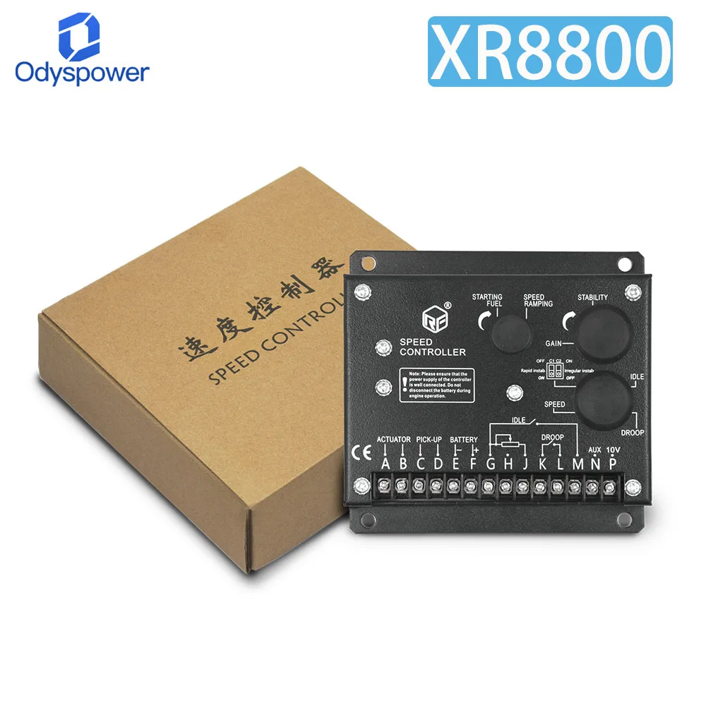 Speed Control Board Diesel Generator Set Speed Controller Electronic Governor RX8800 English Model