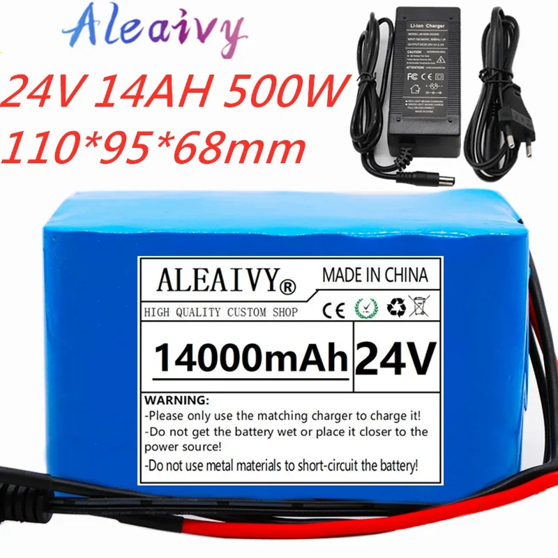 New 24V 14Ah 6S5P 18650 lithium ion battery pack 25.2v 14000mAh electric moped electric rechargeable li-ion battery pack