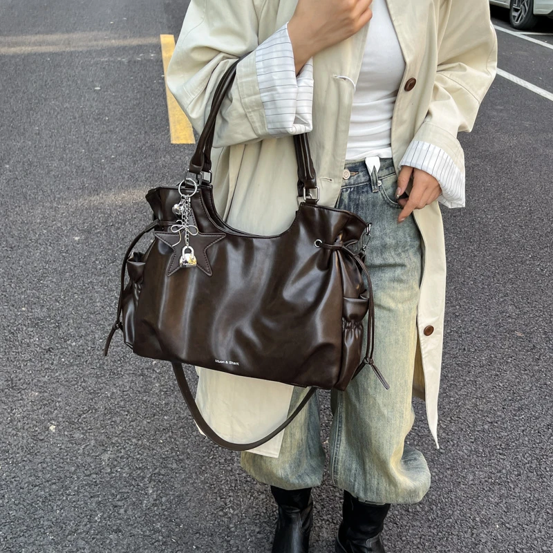 

Original Brand Designer Tote Bags Lady Retro Shoulder Bag High-end Large Capacity Crossbody Bags All Match Women's Handbags