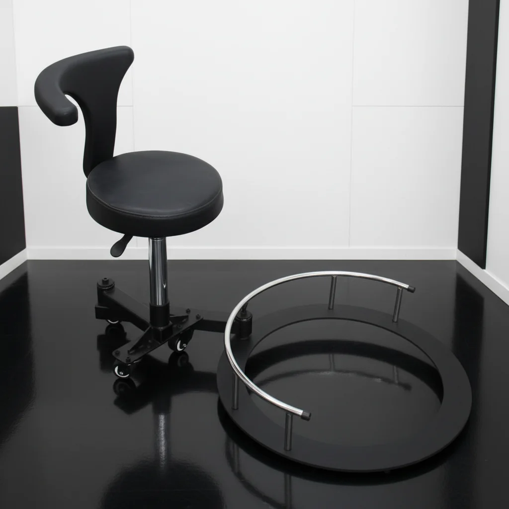 

360 ° Поворотное гидравлическое кресло для стилиста, регулируемое парикмахерское кресло-стул для стрижки и укладки волос