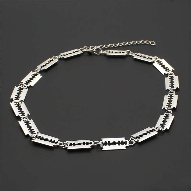 Модное-ожерелье-с-клинком-браслет-панк-хип-хоп-для-мальчиков-и-девочек-геометрические-очаровательные-украшения
