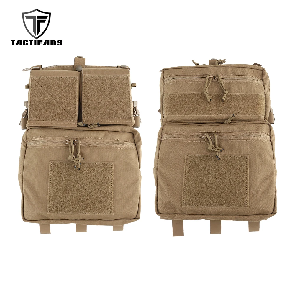 

Modular Assault Tactical Back Panel Pack Zip-on Expandable Core Flashbang Flap GP Pouch Airsoft LV119 Plate Carrier Vest