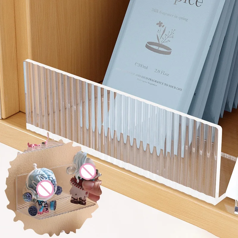 Transparent Acrylic Wall Shelf 10CM 15CM Storage Rack