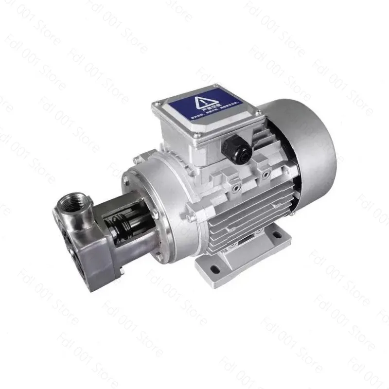 Stainless steel electric self-priming non-blocking rotor pump wear-resistant large flow oil pump flexible submerged slag