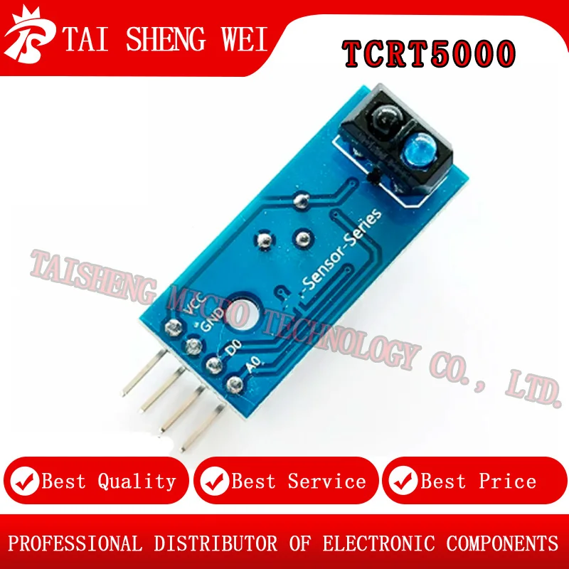 10PCS New TCRT5000 Tracking Module Obstacle Avoidance Module Tracking Sensor TCRT5000 Infrared Reflection Sensor