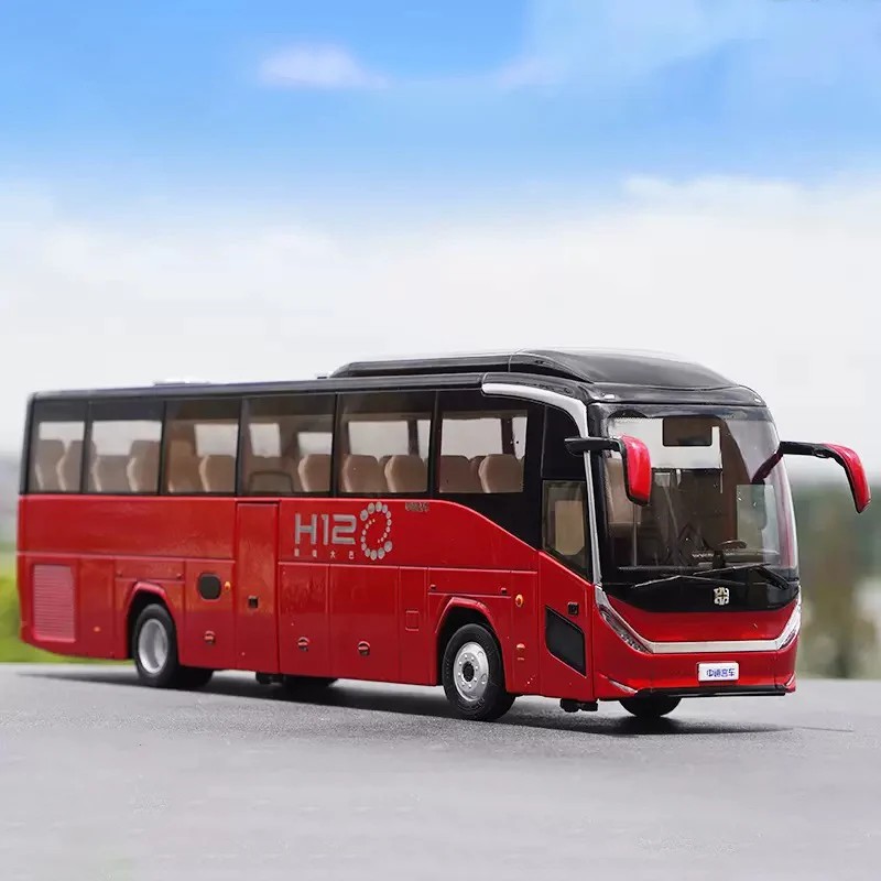 

1:36 Scale Zhongtong Bus H12 Alloy Car Model Collection Ornaments