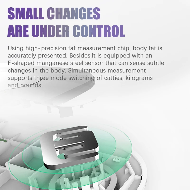 تطبيق منزلي عالي الجودة، اتصال حر الدهون في الجسم، وزن رقمي، مقياس ذكي، مؤشر كتلة الجسم، دقة عالية #3