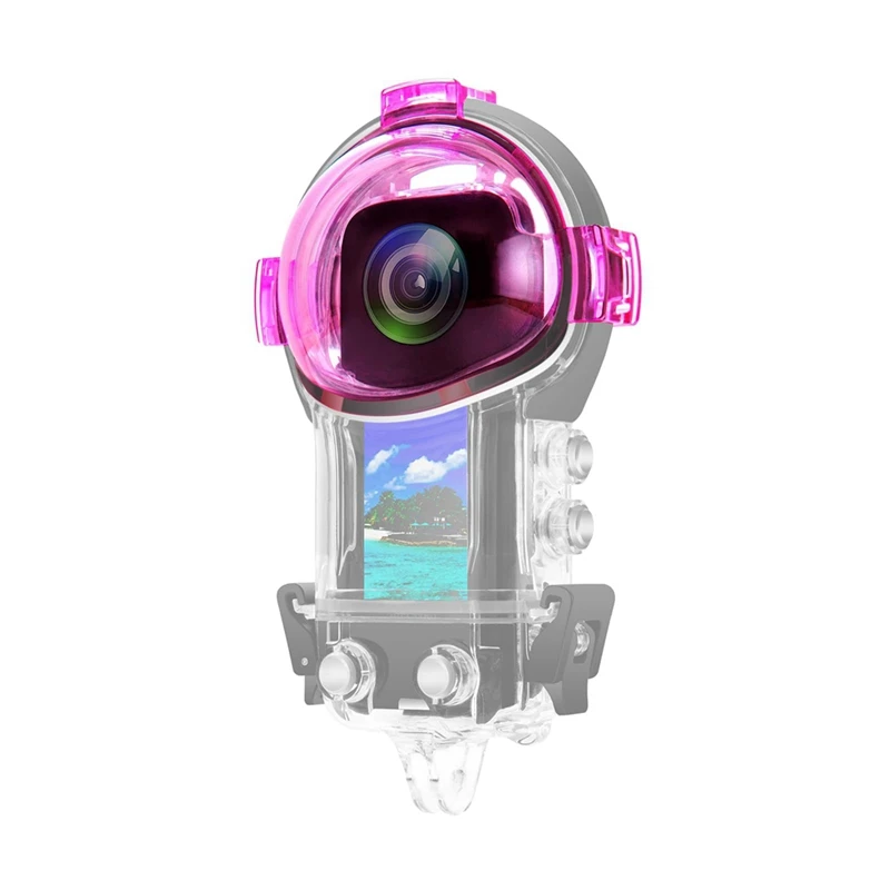 ฟิลเตอร์ดำน้ำสำหรับ Insta360 X3เคสดำน้ำการแก้ไขสีในการดำน้ำลึกการดำน้ำตื้นและวิดีโอภาพถ่ายใต้น้ำ