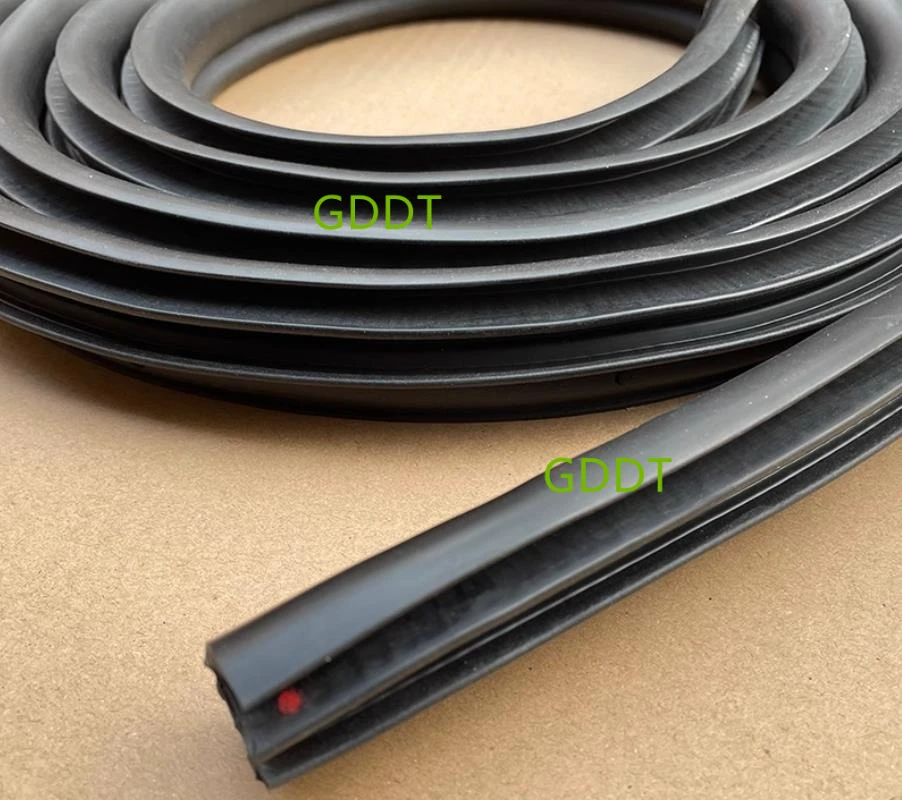 1 Piece Black Door Rubber for Land Cruiser Prado LCP150 2010-2022 Rain Seal Strip Weatherstrip for Door Frame 62332-0G010-A1