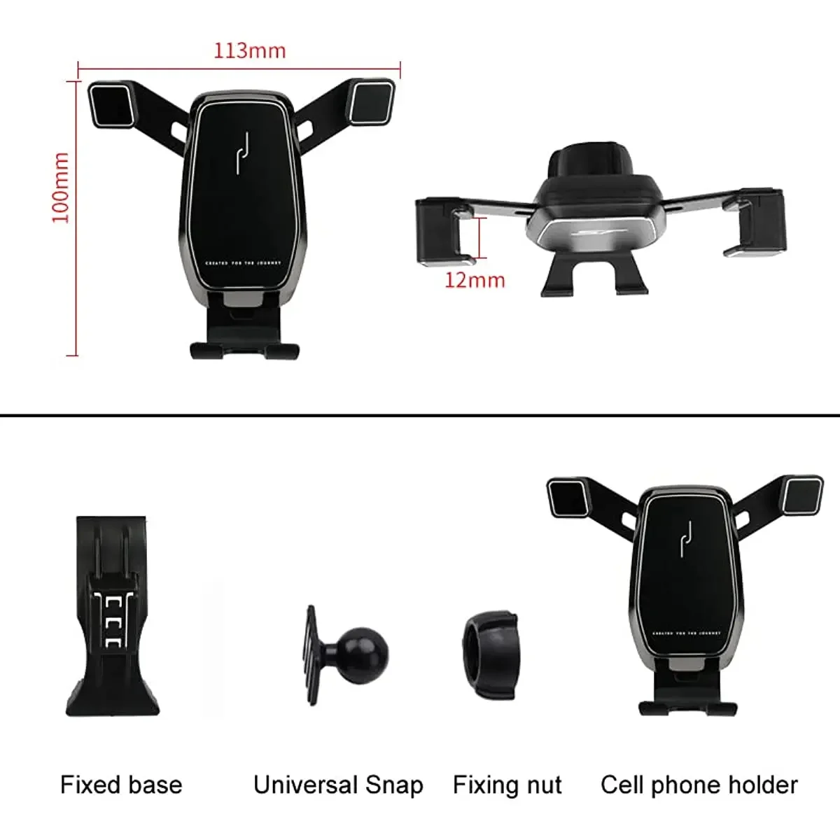 Car Phone Holder for Ford Mustang Telephone Mount Interior Accessories 2016 2017 2018 2019 2020 2021 2022 Handset Stand Vent